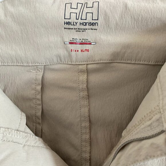 Helly Hansen Women's High Waist Shorts Beige Side and Back Pockets Size XL - Picture 6 of 6